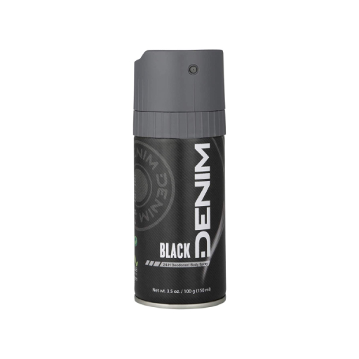 Denim Deodorant Body Spray for Men – Black