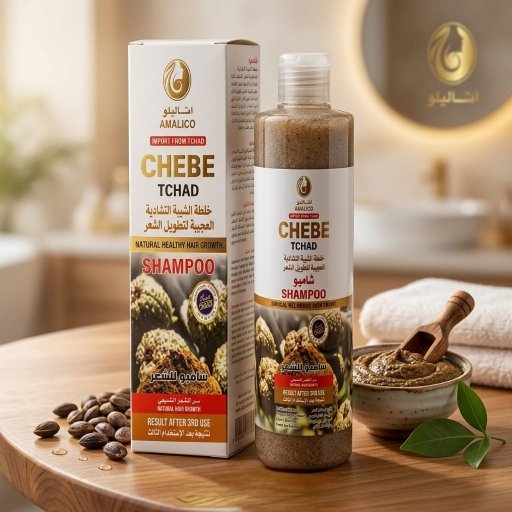Amalico Chebe Tchad Shampoo - Magic Hair Lengthening & Growth Formula